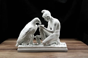 Ganymede and The Eagle Statue | Greek Mythology Sculpture | Zeus Cupbearer Art | - Picture 1 of 6