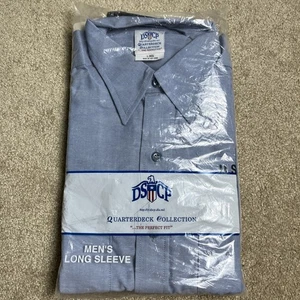US Navy DSCP Hemd 2XL Langarm Herren Quarterdeck Kollektion Stil 50 Hergestellt in den USA - Bild 1 von 5