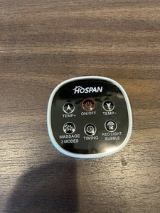 HOSPAN Foot Spa Pieghevole con Calore, Bolla, Luce Rossa SOSTITUZIONE solo telecomando - Foto 1 di 1