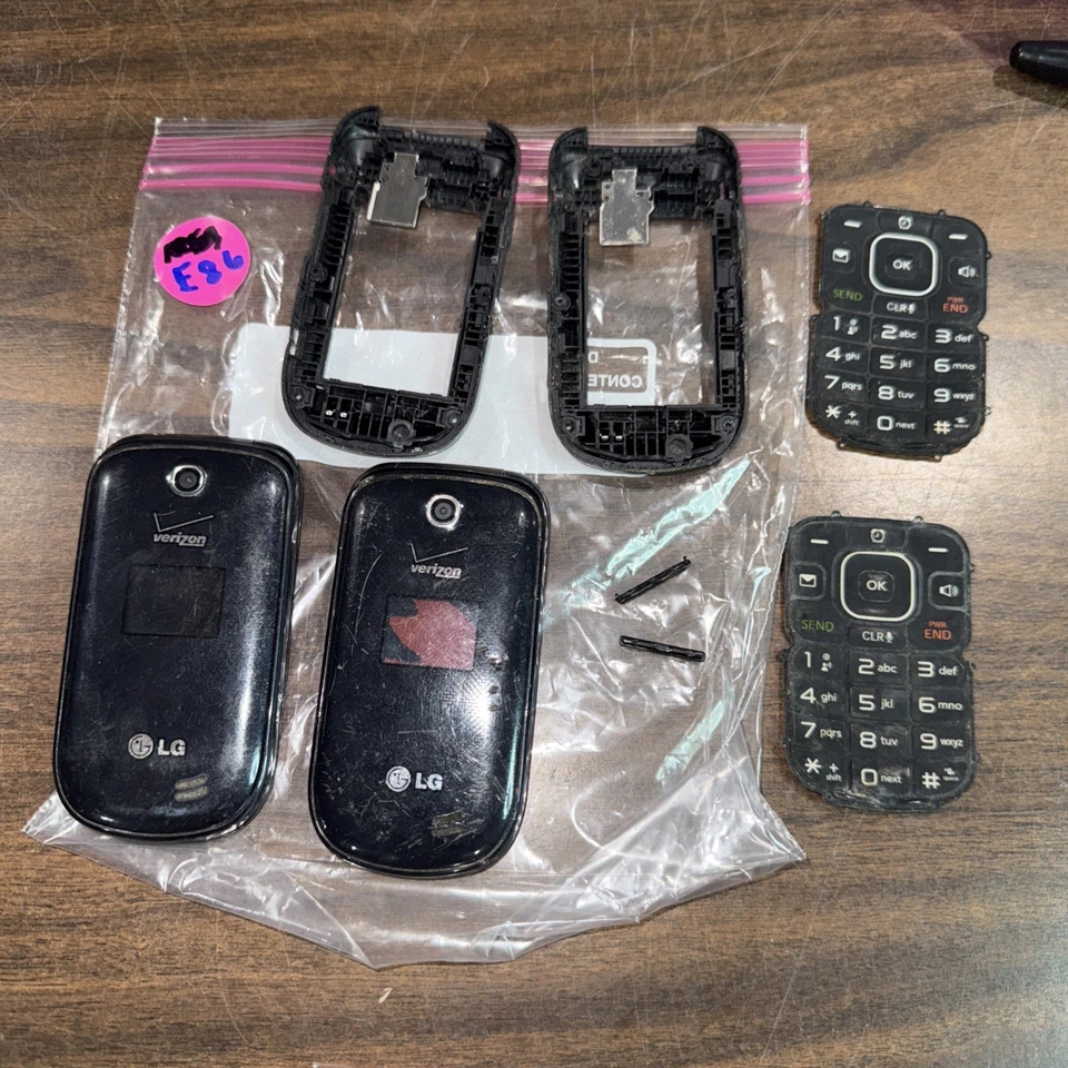 (x2) LG-VN170 Revere 3 LVD、键盘、外壳、音量按钮、电源按钮 — 第 1/4 张图片