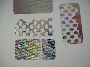 100 SS15 Security Seal Hologram Tamper Proof Security Warranty Labels Stickers - Picture 1 of 2