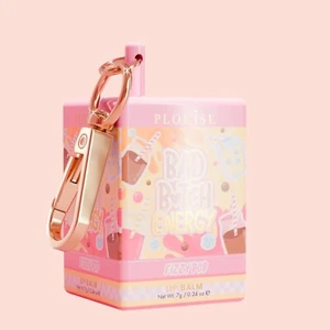 P.Louise Bad Bitch Energy Keychain Lip Balm NEW FIZZY POP - Picture 1 of 3