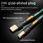 Silver Plated Hifi USB Cable High Quality 6N OCC A-B C-B A-C cable Type Dac USB