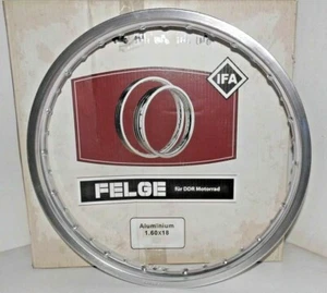 Felge 1,60 1,6" x 18 Alufelge MZ ETZ 125 150 250 251 TS 250/1 ETS ES 1.60x18 IFA - Picture 1 of 1