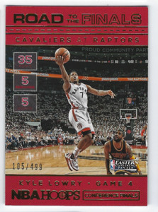 KYLE LOWRY 2016-17 PANINI NBA HOOPS ROAD TO THE FINALS CONFERENCE FINALS /499