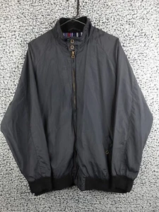 Weatherproof Vintage Black Bomber Jacket Preppy Size Large - Picture 1 of 12
