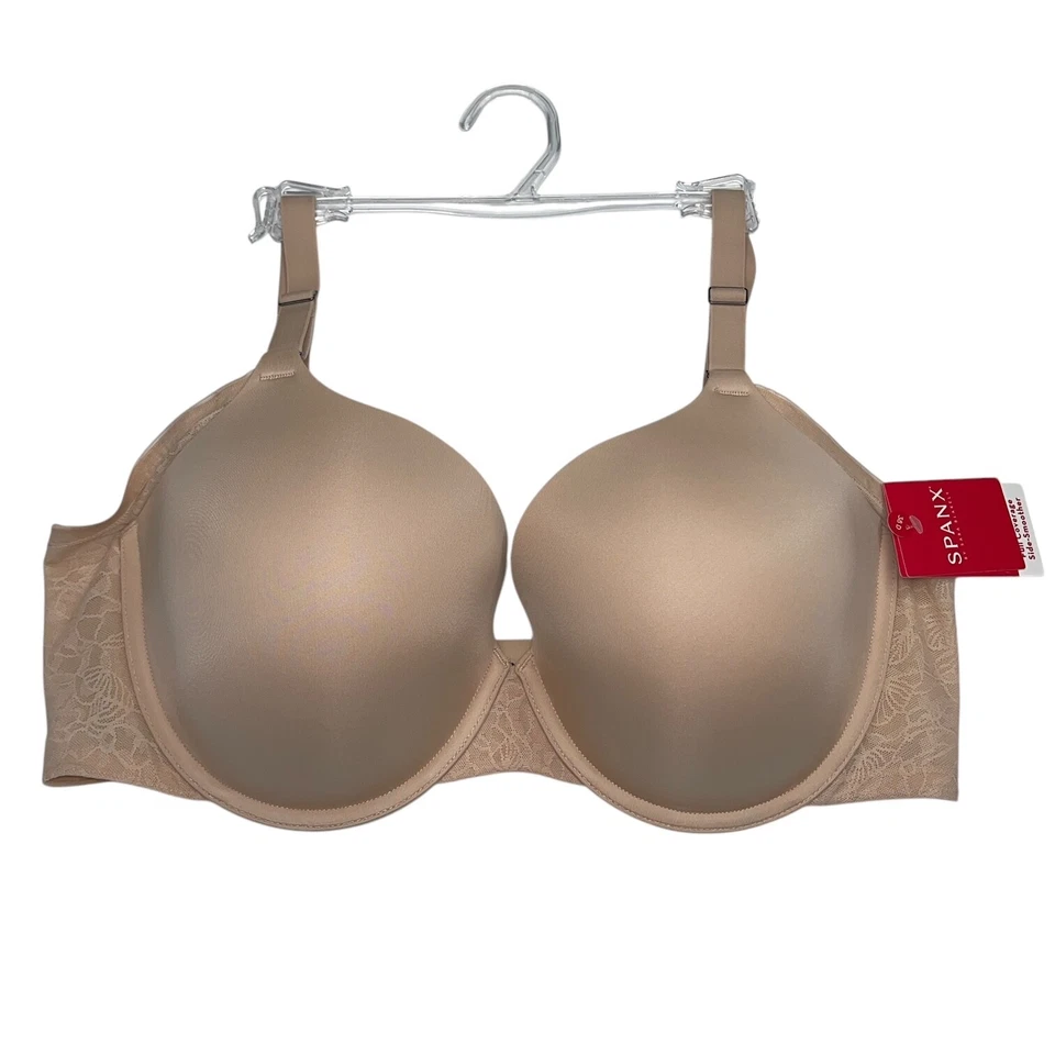Sujetador Spanx con aros lateral más suave floral encaje acolchado almohada copa FF0415 Foto 1 de 4