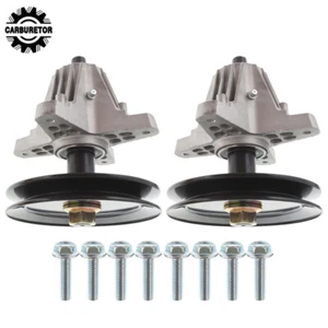 618-06991 918-06991 Fits For Troy Bilt MTD Spindle Assembly W/Pulley Bolt 2 Pack - Picture 1 of 12