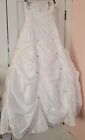 Pc Mary's Embroidered Beaded White Wedding Gown Dress Size 12