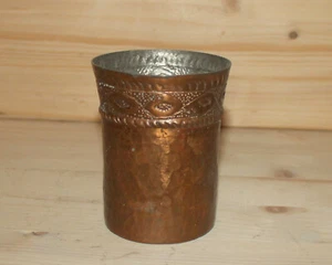 Vintage hand made wrought copper mug cup - Picture 1 of 12