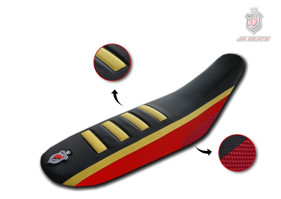 Suzuki Rmz 450 2008-2017 JN-Design COPRISELLA Anti-Slip Black & Yellow & Red Foto 1 de 1