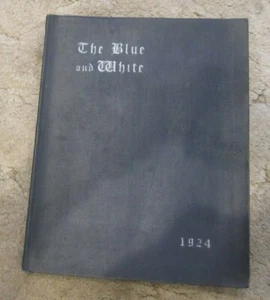 1924 High School yearbook Dover Delaware the Blue and white - Picture 1 of 3