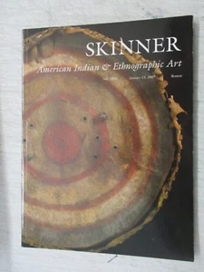 SKINNER AUCTION CATALOG SALE 2346 AMERICAN INDIAN & ETHNOGRAPHIC ART JAN 2007 - Imagen 1 de 2