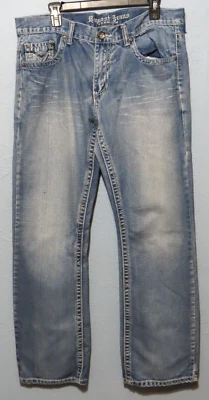 READ Request Premium Men's 36x32 Straight Leg Blue Jeans - Image 1 of 4