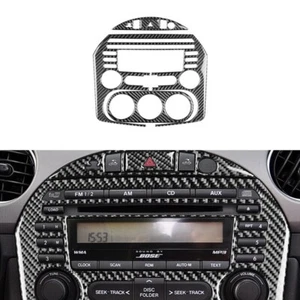 Carbon Fiber Central Console CD Panel Cover Trim For Mazda MX-5 Miata 09-1a 4PCS - Picture 1 of 12