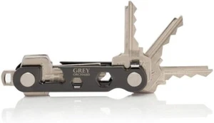 Compact 8 Key Holder organiser Gadget - Grey Orchard GIft - Picture 1 of 7