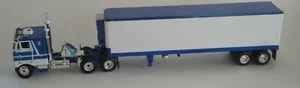 BLUE WHITE PETERBILT 352 BLUE BLUE REEFER 60-1298 1/64 DCP - Picture 1 of 1