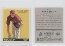2009 Upper Deck Goudey Mini Green Back Max Scherzer #2