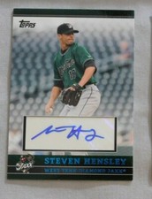 2010 Topps Pro Debut Prospect Blue /199 Steven Hensley #PDA-SHE Auto
