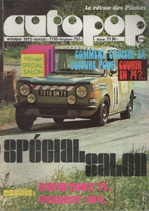 AUTOPOP 26 1973 BMW 2002 Ti Gr1 PEUGEOT 104 ANDRE FONTANA MINI COOPER 180ch - Bild 1 von 3