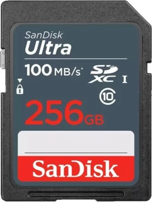 256GB Sandisk Ultra SD Memory cards Class 10 for Cameras Trail Cams & Computers - Image 1 of 4