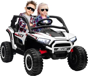 Kids 2 Seater Truck 24V 7AH Childrens Ride on Car Spring Suspension Music - Picture 1 of 28