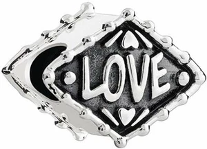 ❤️ CHAMILIA NEON LOVE - STERLING CHARM 2010-3402 - Picture 1 of 3