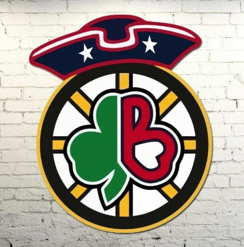 Calcomanía combinada Boston Sports Medias Rojas, Celtics, Patriots Bruins cantidad descuentos WoW Foto 1 de 1