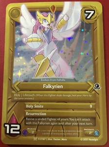 NOSTALGIX TCG 1ST. ED. FALKYRIEN 11/167 NOSTALGIX KICKSTARTER RARE HOLO NM - Picture 1 of 2
