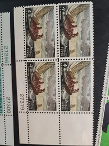 US Scott #1207, Plate Block #27380 1962 Winslow Homer Painter 4c Unused - #B87 - Picture 1 of 3