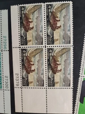 US Scott #1207, Plate Block #27380 1962 Winslow Homer Painter 4c Unused - #B87 - Image 1 of 3