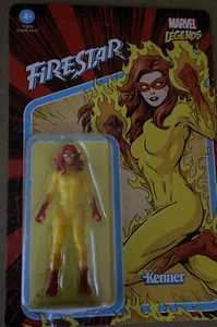 Marvel Legends Retro Wave 7 FIRESTAR 3.75" Kenner in Stock & UNPUNCHED Mint - Picture 1 of 1