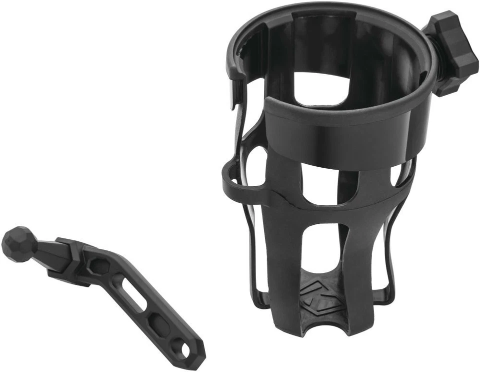 Soporte universal para bebidas Kuryakyn negro reflectante con montaje en percha 6485 Foto 1 de 3