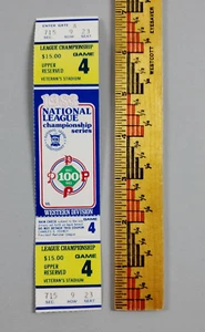 Juego de entradas 4 de la Serie de Campeonato de la Liga Nacional de Filadelfia 1983 - Imagen 1 de 3