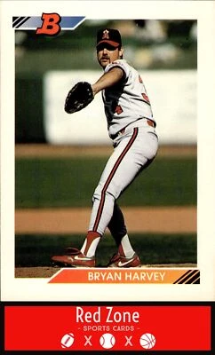 1992 Bowman - #172 Bryan Harvey NM Set Break. - Image 1 of 2