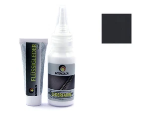 INTERCOLOR Mercedes Nappa anthrazit SET Reparatur 5. Lederfarbe. - Bild 1 von 5