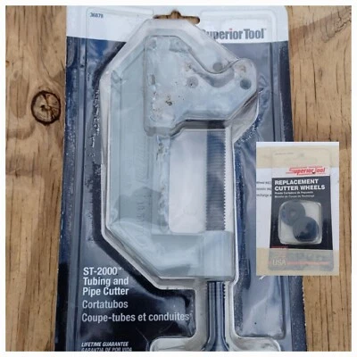 NOS Superior Tool ST-2000 Tubing & Pipe Cutter 5/8" To 2-1/8" USA w/Extra wheels - Image 1 of 4