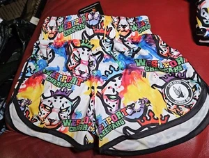 Flow Society Girls Small Attack Short Cheetah Rainbow Splatter NWT S Shorts - Picture 1 of 3