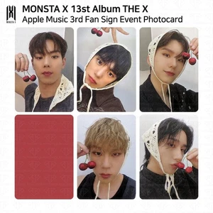 MONSTA X The 13th Mini Album THE X Applemusic 3rd Fan Sign Event Photocard KPOP - Picture 1 of 11