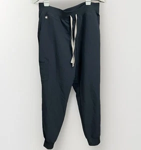 Figs Zamora Tech Coll Jogger Scrub Pants Women LG Dark Harbor Medical Workwear - Picture 1 of 6
