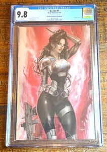 G.I. JOE #1 CGC 9.8 NATALI SANDERS NYCC 2025 EXCL RED FOIL BARONESS VARIANT HOT - Picture 1 of 2