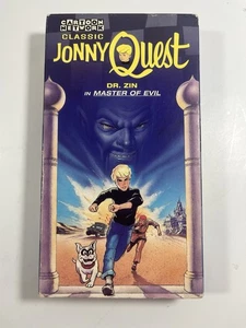 Jonny Quest VHS 1996 Dr. Zin Master of Evil Cartoon Network Turner Home Video - Foto 1 di 5
