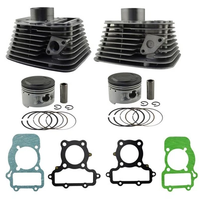 Cylinder Jug Piston Ring Gasket Route66 49mm for Yamaha XV250 Virago V-star 250 - Image 1 of 4