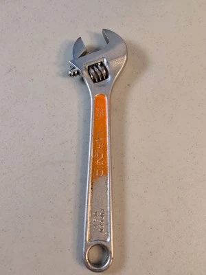 Chave ajustável vintage Ridgid Tools 8" 708 Ridge Tool Co. feita nos EUA - Imagem 1 de 4