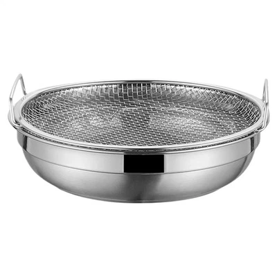 Frittierölfilter, Fettsieb, Abtropfsieb mit hitzebeständigem Griff - Bild 1 von 4