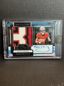 2024 Panini One Bucky Irving Auto Patch Rookie /99 Buccaneers Sealed RPA - Picture 1 of 4