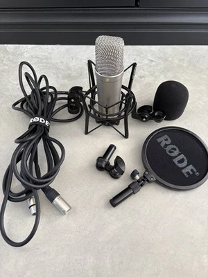 Rode NT1-A Kit Kondensator-Mikrofon Set mit Spinne, Popschutz und orig.XLR-Kabel - Bild 1 von 4