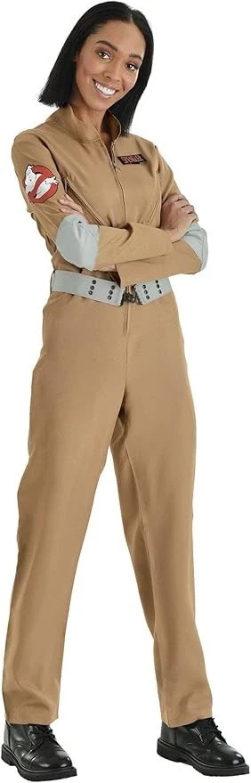 Ghostbusters Uniform Jumpsuit ONLY Women's Halloween cosplay Costume Adult M 6-8