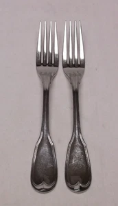 Pair Thomas Jefferson Memorial Foundation Monticello 7 5/8" Kirk Stieff Forks - Picture 1 of 5