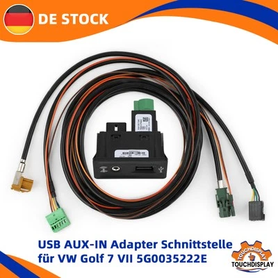Juego de cables hembra adecuado para VW Discover Media MIB MIB2 USB AUX IN Carplay Navi - Imagen 1 de 4